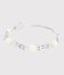 Diadema de niña blanco MARSHMALLOW/gris ARGENT