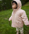 Gabardina con forro de sherpa de bebé rosa SALINE