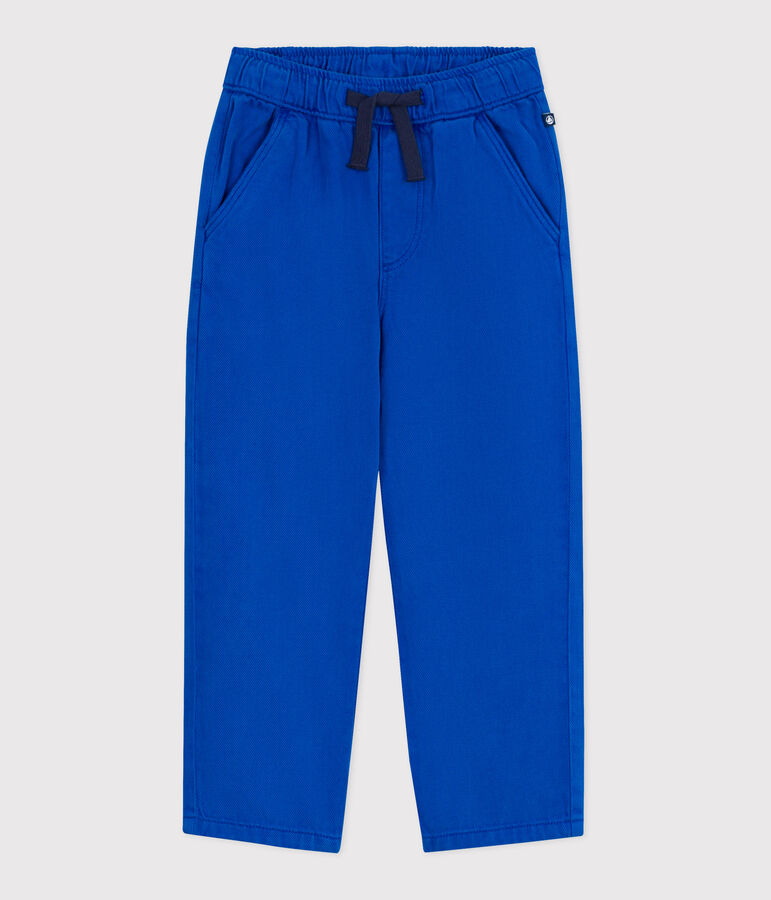 Pantal&oacute;n infantil de algod&oacute;n azul