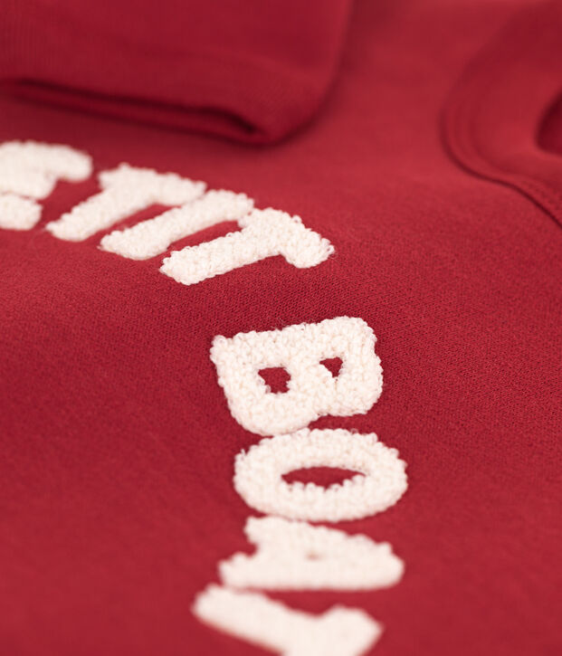 Sudadera de algod&oacute;n para beb&eacute; rojo