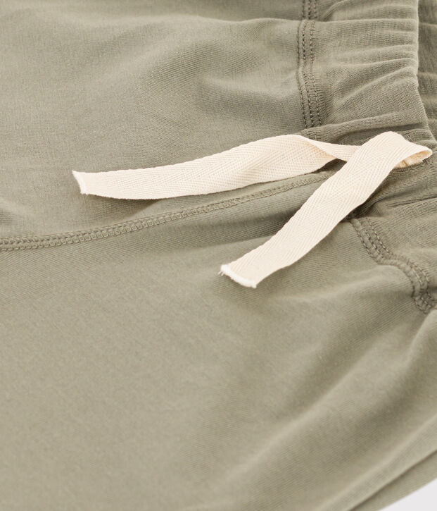 Bermudas de algod&oacute;n para ni&ntilde;o verde