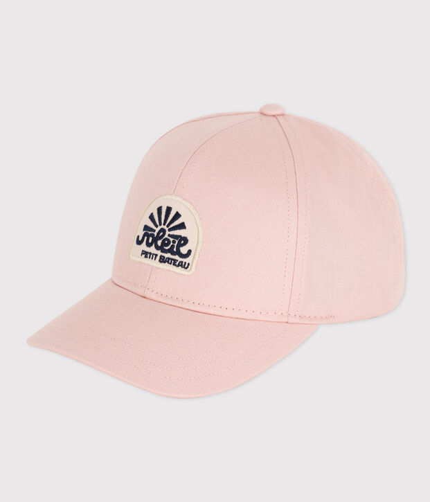Gorra infantil de tejido vaquero rosa rosa