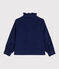 Blusa de micro pana de niña  BLEU FONCE