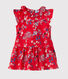 Vestido estampado de bebé niña 