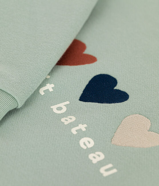 Sudadera de felpa para mujer verde HERBIER
