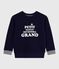 Sudadera infantil de algodón con estampado SOIR