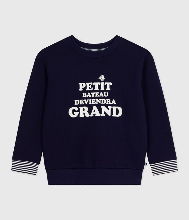 Sudadera infantil de algod&oacute;n con estampado SOIR
