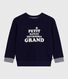 Sudadera infantil de algodón con estampado