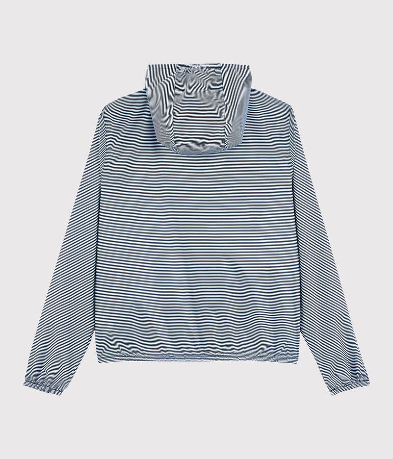 Cortavientos 3 en 1 reciclado para mujer azul/blanco