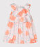 Vestido estampado para bebé niña rosa VIENNE/blanco MULTICO