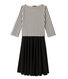 Vestido con efecto "dos piezas" para mujer