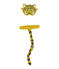 Accesorios para niño amarillo BAMBOO/blanco MULTICO