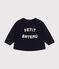 Sudadera de felpa para bebé azul SMOKING