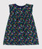 Vestido sin mangas de jersey ligero de bebé azul MEDIEVAL/blanco MULTICO