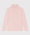 Camiseta de cuello alto de algodón para niño/a rosa SALINE