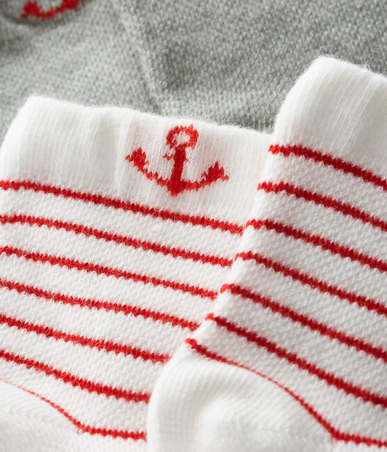 Lote de 2 pares de calcetines ligeros para bebé niño variante 1