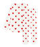 Pijama de felpa para niña-niño blanco MARSHMALLOW/rojo TERKUIT