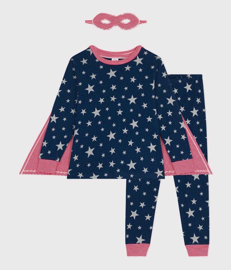 Estuche regalo con pijama disfraz fluorescente de algod&oacute;n para ni&ntilde;o/a multicolor