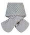 Bufanda para bebé mixto gris SUBWAY/blanco MARSHMALLOW