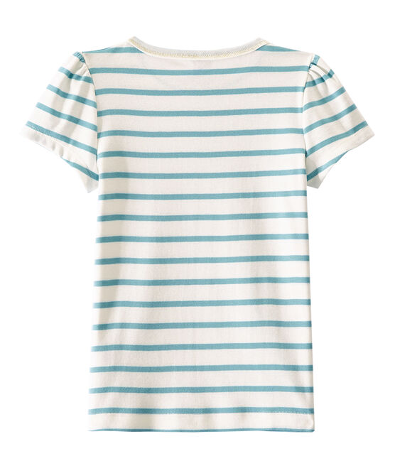 Camiseta chica a rayas marineras/ Camiseta chica de rayas marineras blanco MARSHMALLOW/azul MIMI