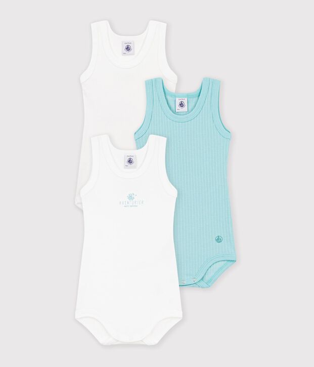 Lot de 3 bodies d&eacute;bardeurs b&eacute;b&eacute; multicolor
