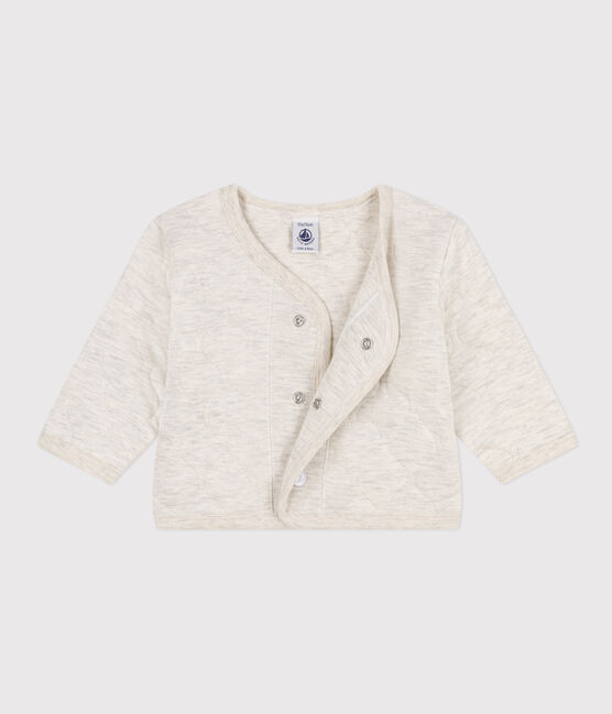 Cárdigan de túbico acolchado para bebé beige MONTELIMAR CHINE