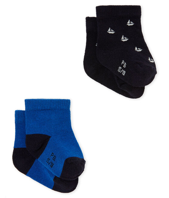 Lote de 2 pares de calcetines para bebé niño variante 1