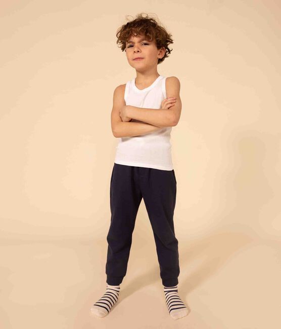 Lote de 2 camisetas de tirantes blancas de niño variante 1