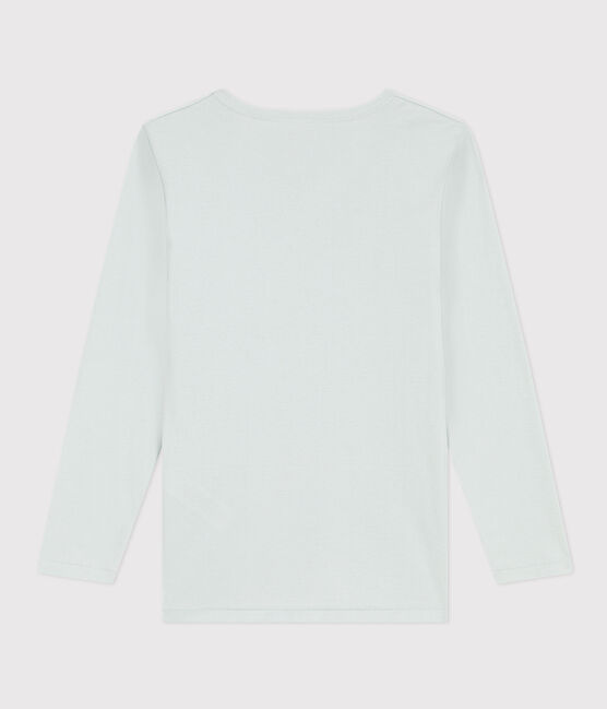 Camiseta de manga larga de algodón azul AGLA