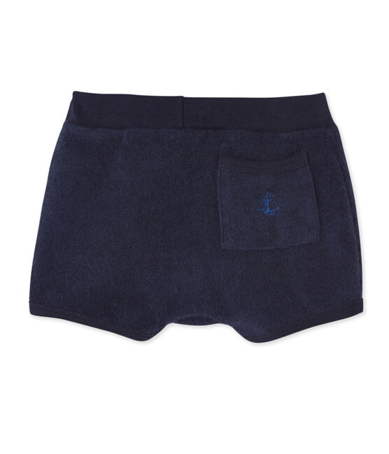 Short bébé garçon en bouclette éponge azul SMOKING