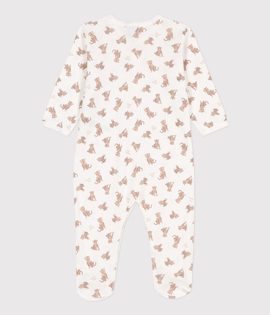 Pelele de algodón estampado blanco MARSHMALLOW/blanco MULTICO