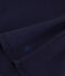 Camiseta Recta de algodón liso para mujer azul SMOKING