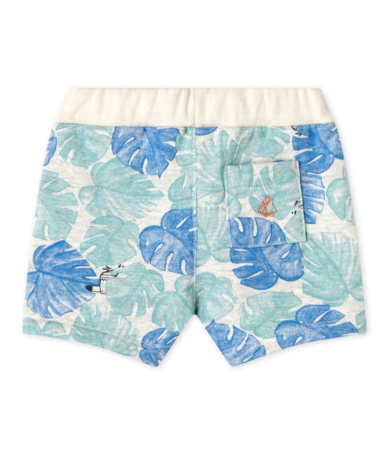 Short bebé niño estampado gris BELUGA/blanco MULTICO