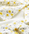Conjunto de tres piezas para bebé niña de lana y algodón blanco MARSHMALLOW/blanco MULTICO