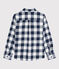 Camisa a cuadros de niño azul SMOKING/blanco MARSHMALLOW