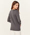 Camiseta manga larga de algodón sea island para mujer gris MAKI