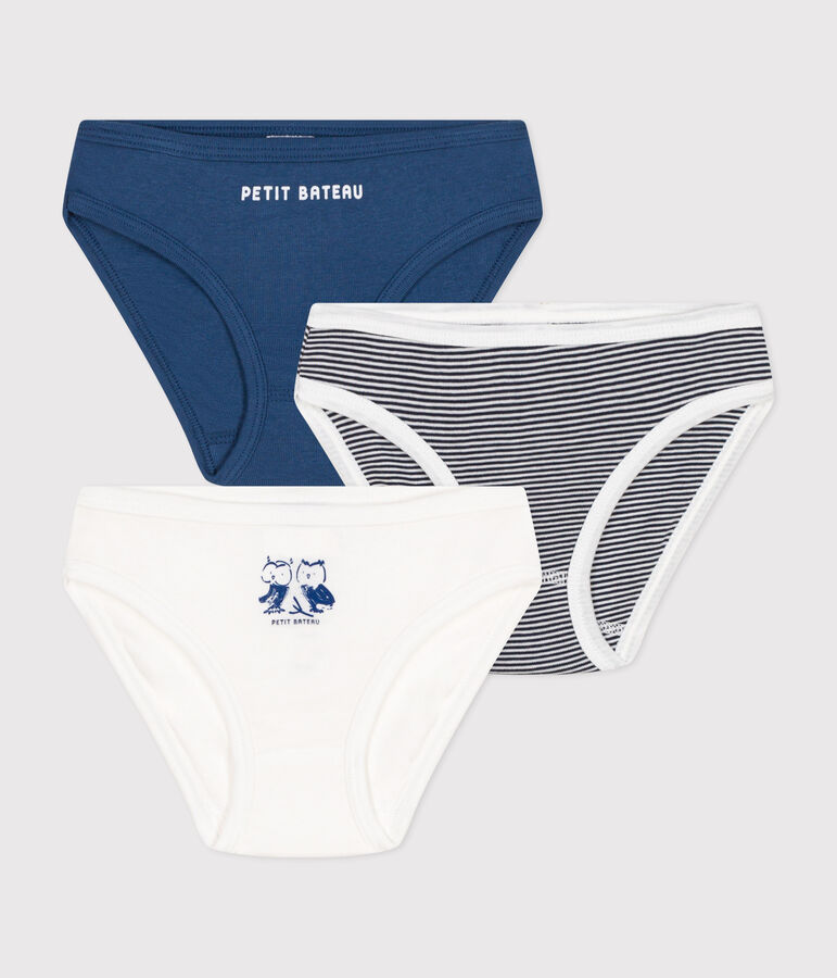 Lot de 3 culottes en coton enfant multicolor