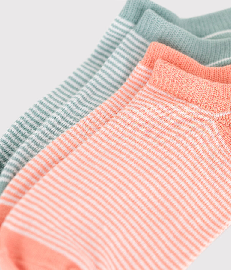 2 pares de calcetines infantiles de algod&oacute;n milrayas variante 1