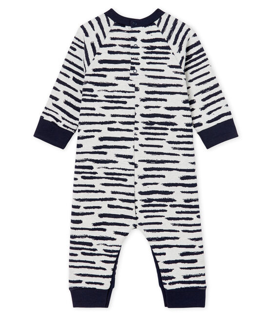Mono largo Jean Jullien para bebé niño blanco MARSHMALLOW/ DASH CN