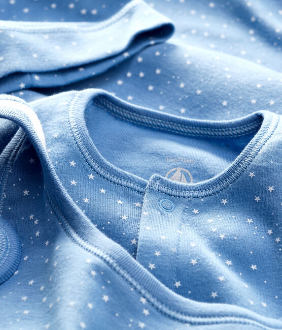 Estuche de regalo de nacimiento con pequeñas estrellas de bebé de algodón orgánico variante 1