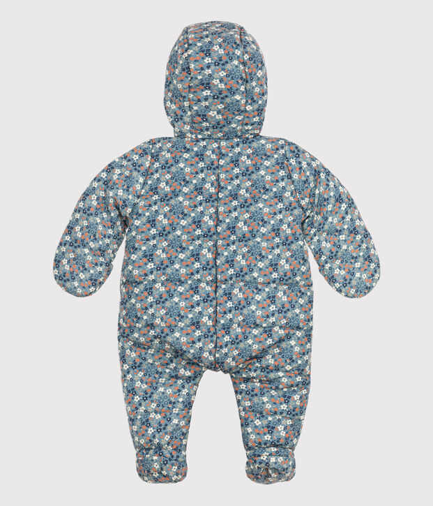 Buzo de material reciclado estampado para beb&eacute; azul/multicolor