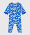 Pijama con cremallera de algodón para bebé FUJI/ MARSHMALLOW