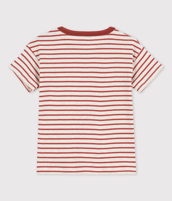 Camiseta de manga corta de algodón de niño beige MONTELIMAR/ OMBRIE