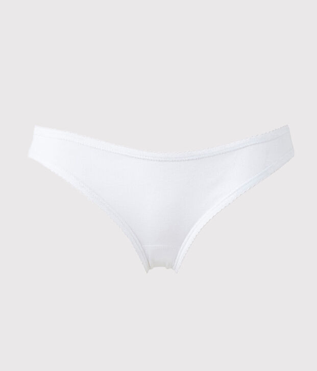 Braguita de culto de mujer blanco