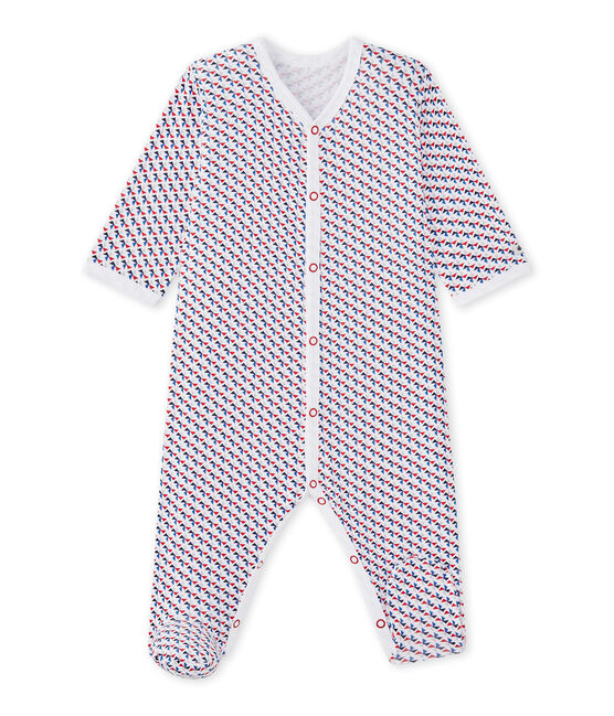 Pijama estampado para bebé niño blanco ECUME/blanco MULTICO