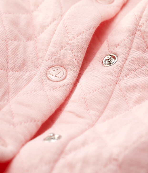 C&aacute;rdigan de t&uacute;bico para ni&ntilde;a rosa