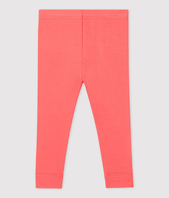 Leggings de algodón de bebé. naranja PEACHY
