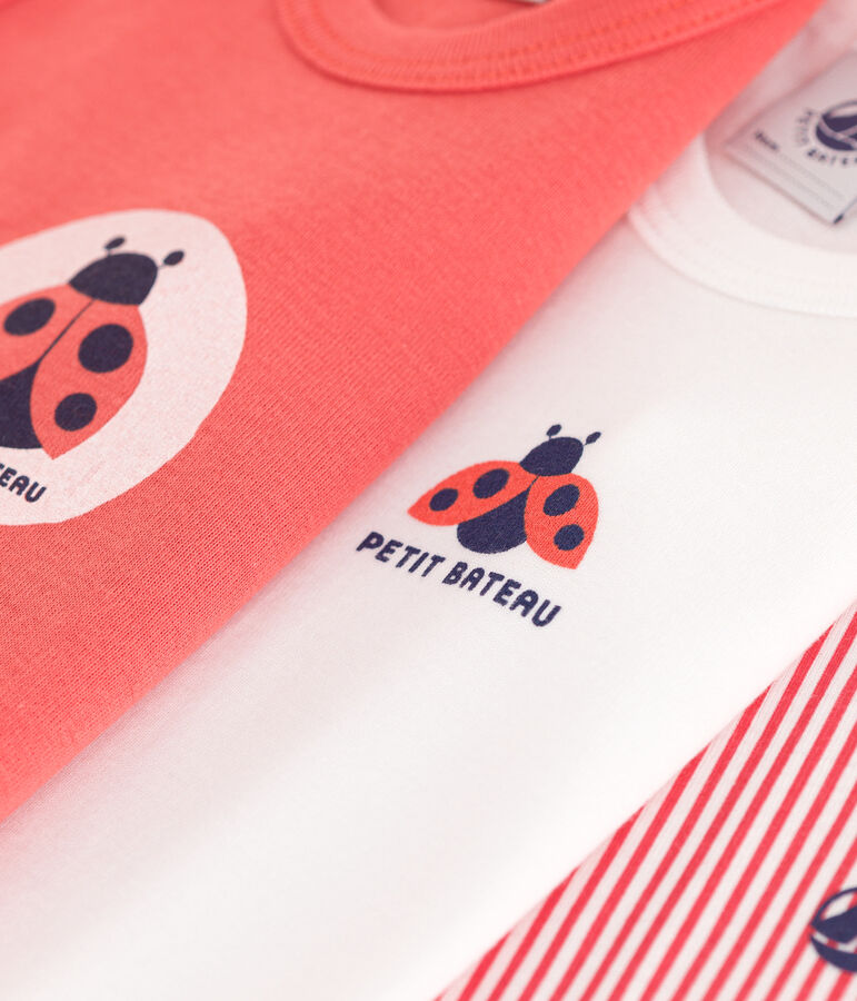 Juego de 3 bodis de algod&oacute;n sin mangas para beb&eacute; Variante 2 OVS