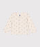 Cárdigan de túbico con estampado de estrellas para bebé beige AVALANCHE/ ARGENT