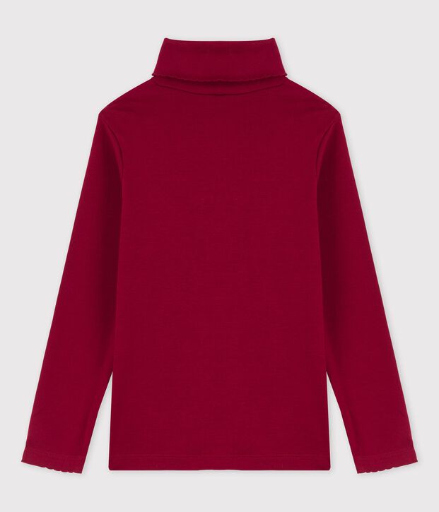 Jersey de cuello cisne de ni&ntilde;a/ni&ntilde;o rojo
